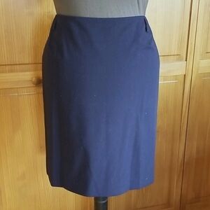 Josephine Chaus Navy Career Pencil Skirt Size 16